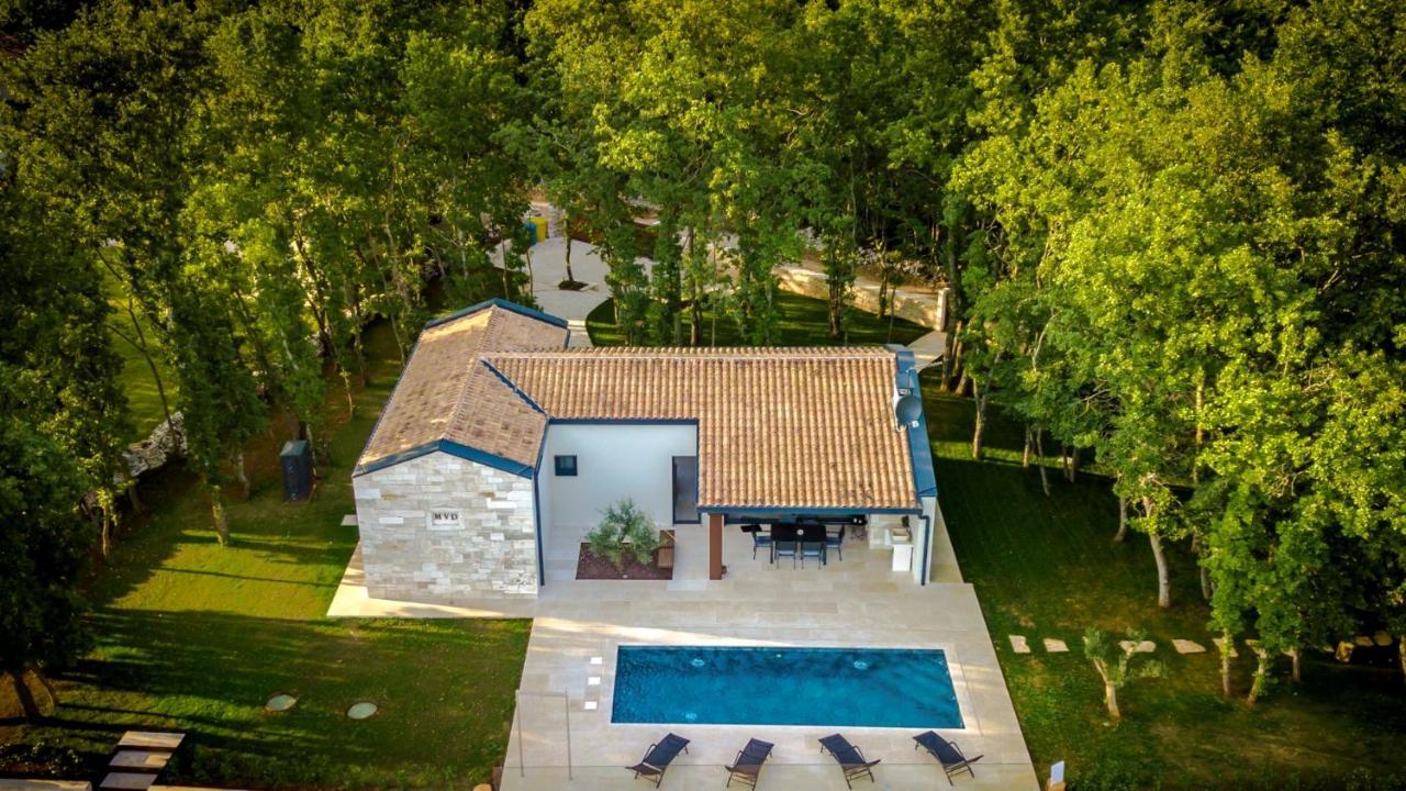 Sveti Petar u Sumi Casa Bosca With Heated Poolヴィラ エクステリア 写真