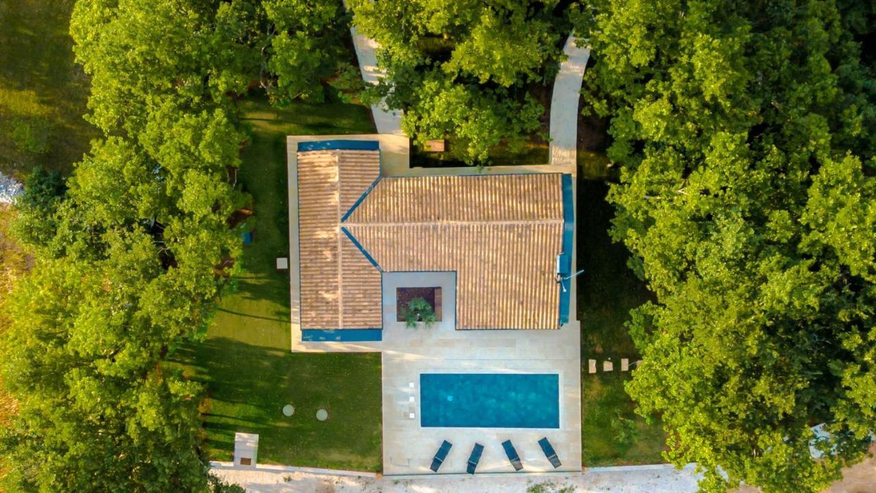 Sveti Petar u Sumi Casa Bosca With Heated Poolヴィラ エクステリア 写真